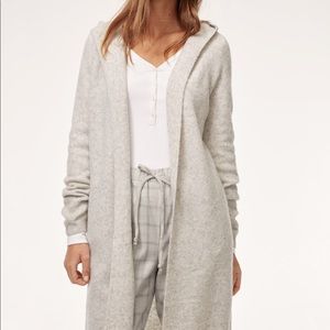 Aritzia Babaton ammonius grey merino cardigan